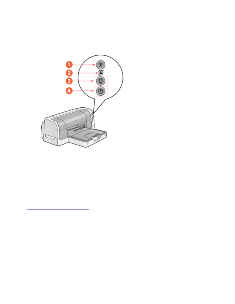 Buttons and lights | HP Deskjet 6122 Color Inkjet Printer User Manual | Page 13 / 153