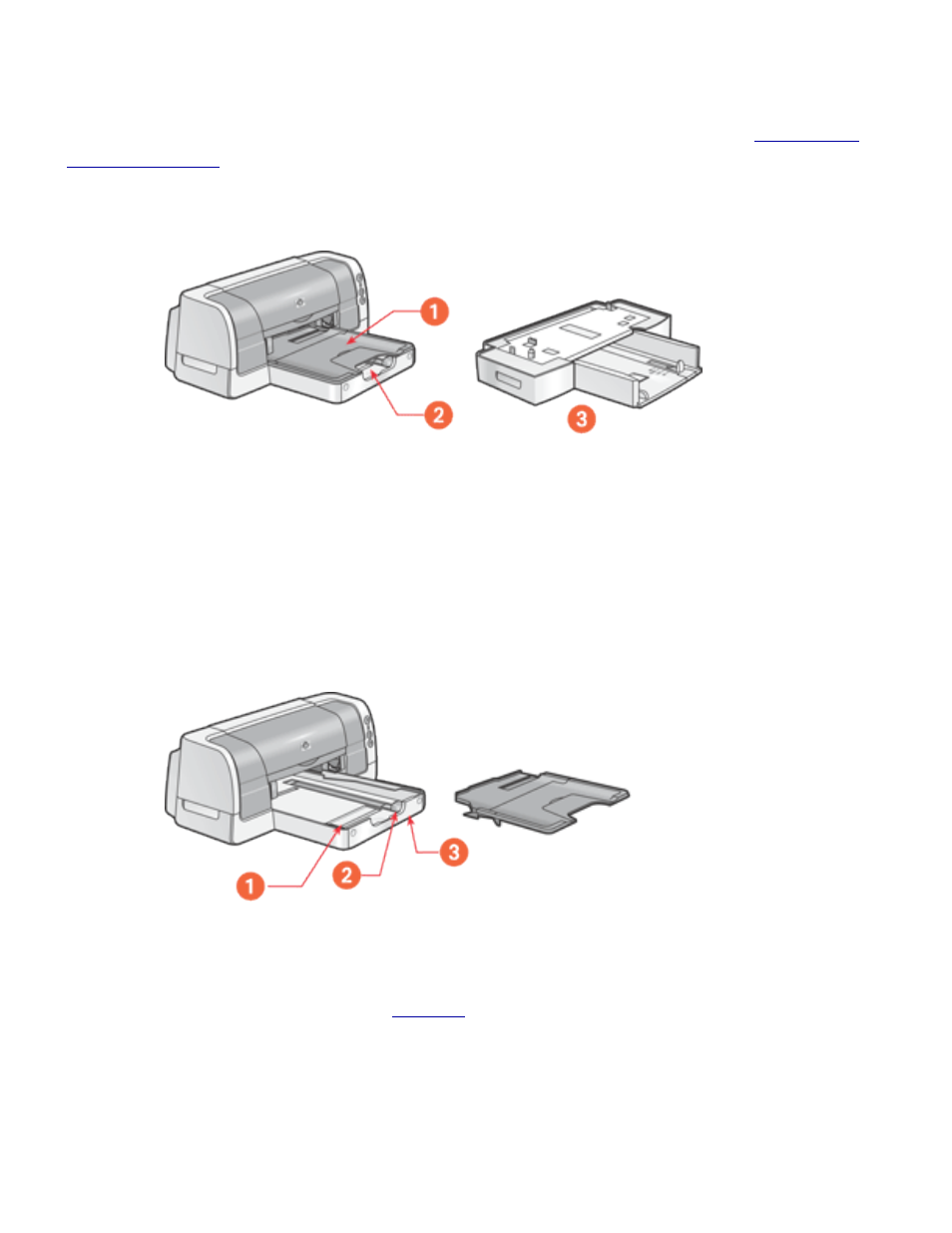 Paper trays | HP Deskjet 6122 Color Inkjet Printer User Manual | Page 15 / 153