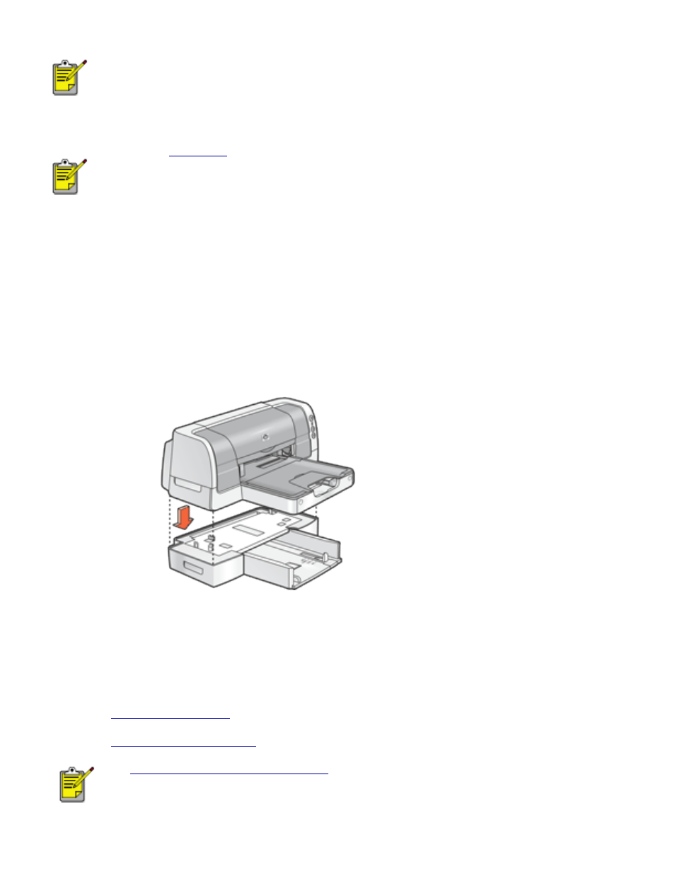 Installing the 250-sheet plain paper tray | HP Deskjet 6122 Color Inkjet Printer User Manual | Page 18 / 153