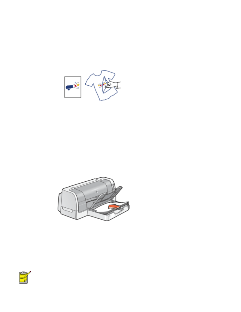 Iron-on transfers, Printing guidelines, Preparing to print | Printing iron-on transfers | HP Deskjet 6122 Color Inkjet Printer User Manual | Page 90 / 153