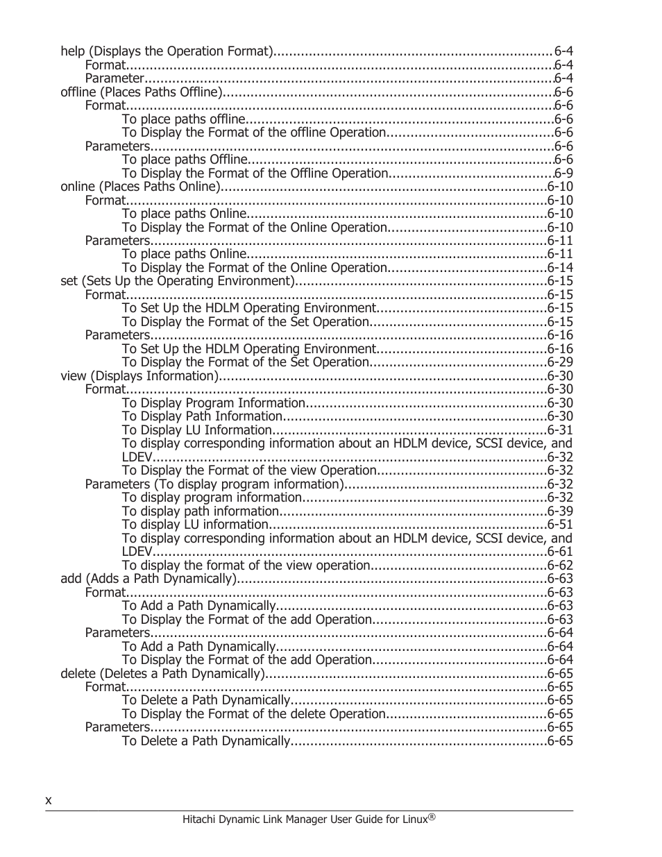 HP Hitachi Dynamic Link Manager Software User Manual | Page 10 / 712