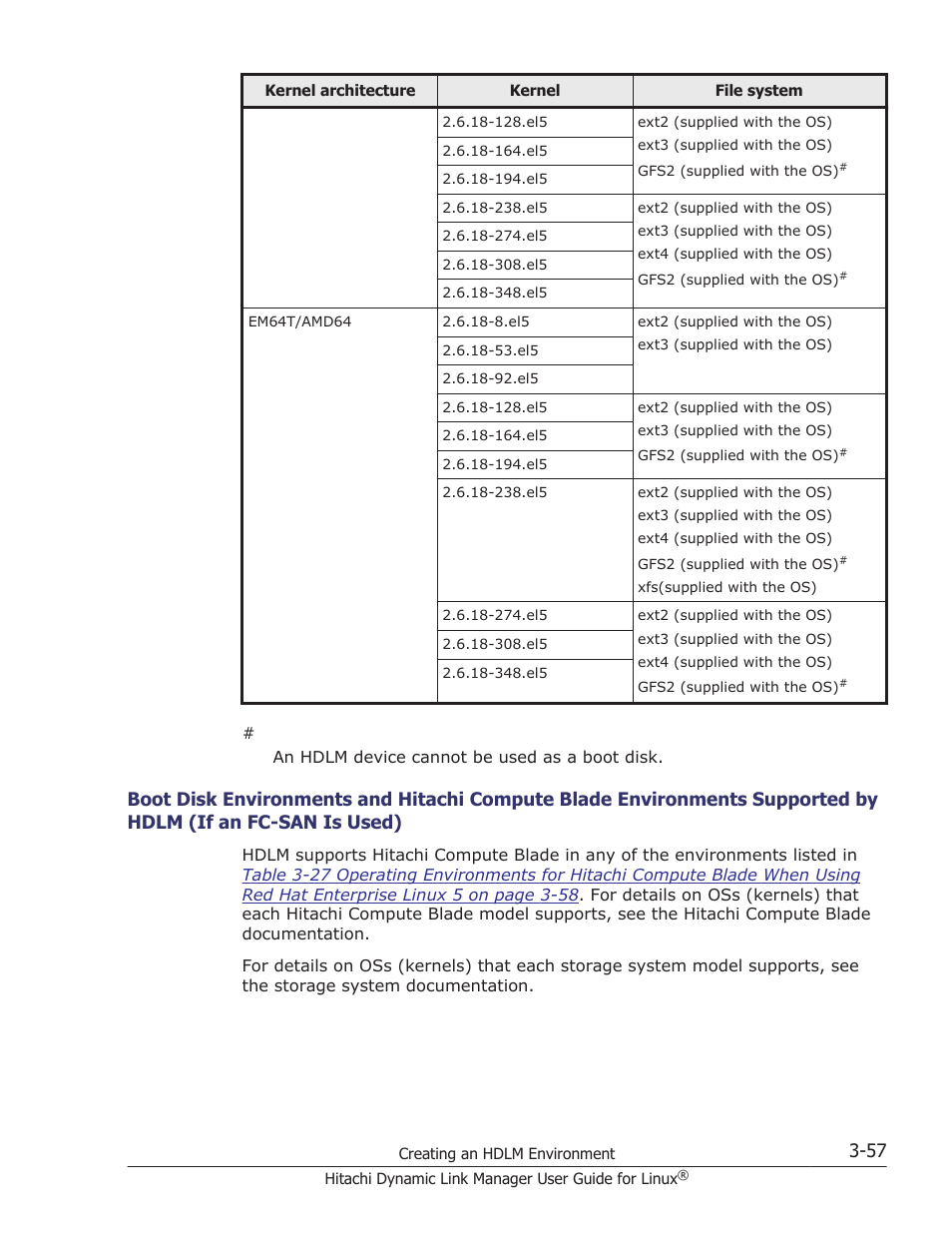 By hdlm (if an fc-san is used) -57 | HP Hitachi Dynamic Link Manager Software User Manual | Page 129 / 712