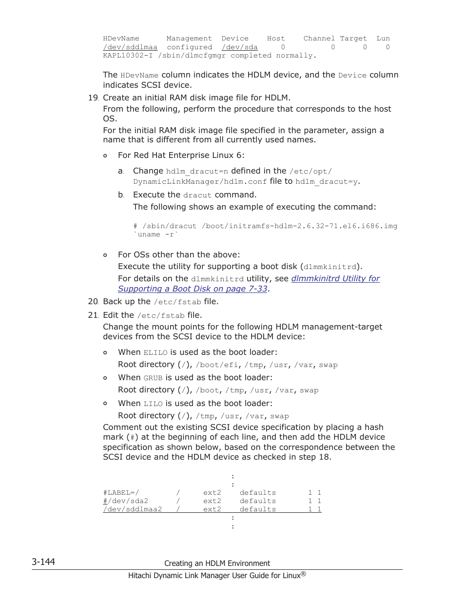 HP Hitachi Dynamic Link Manager Software User Manual | Page 216 / 712