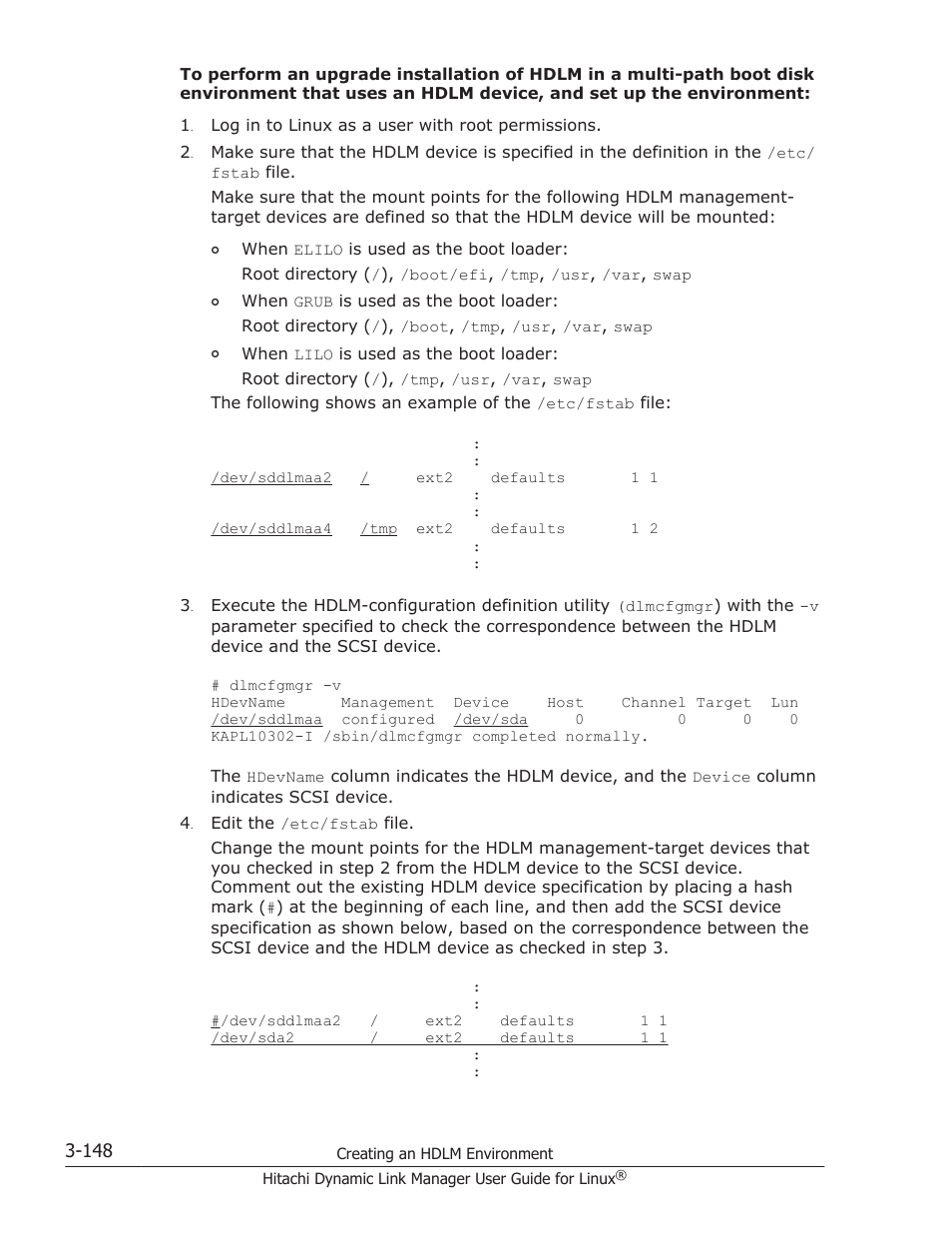 HP Hitachi Dynamic Link Manager Software User Manual | Page 220 / 712