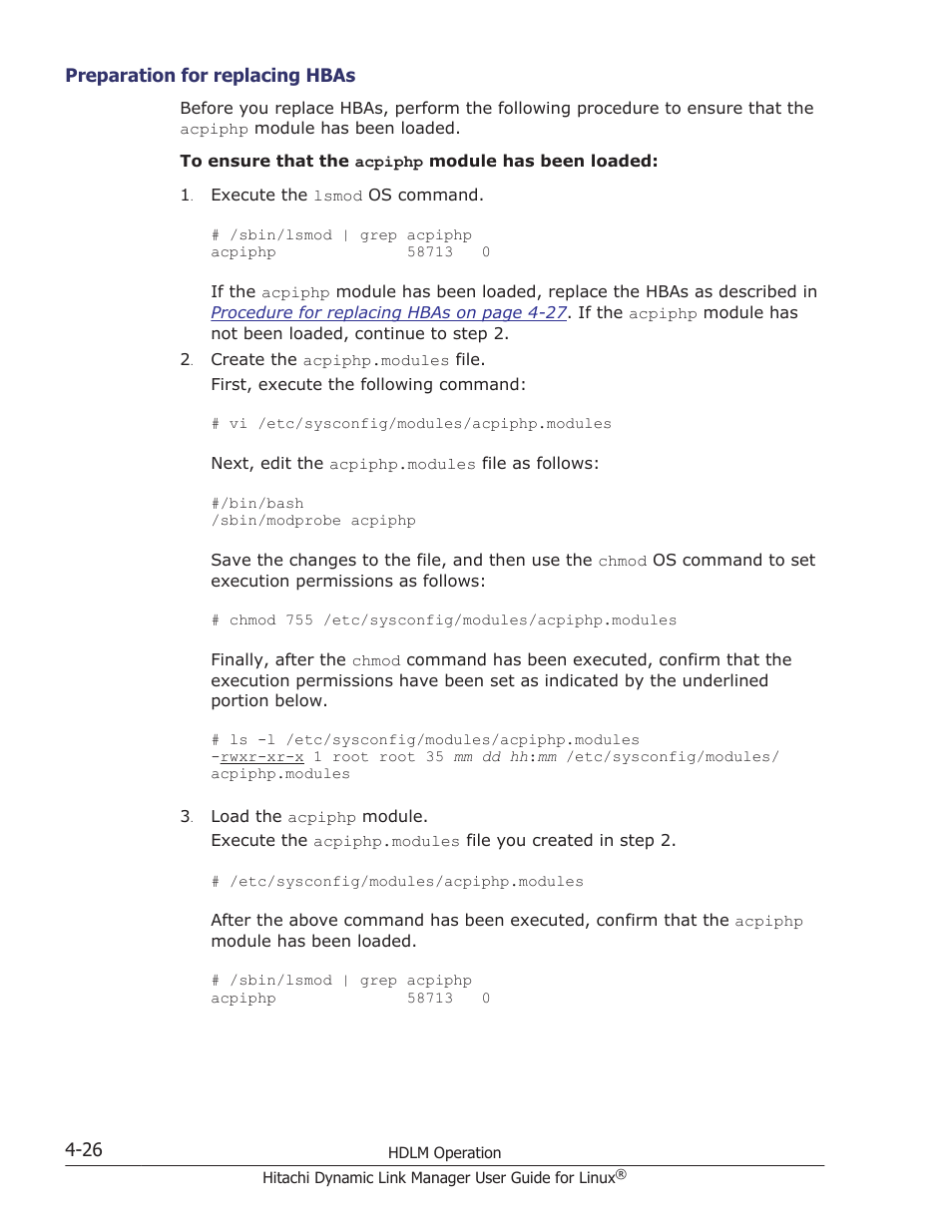 Preparation for replacing hbas -26 | HP Hitachi Dynamic Link Manager Software User Manual | Page 358 / 712