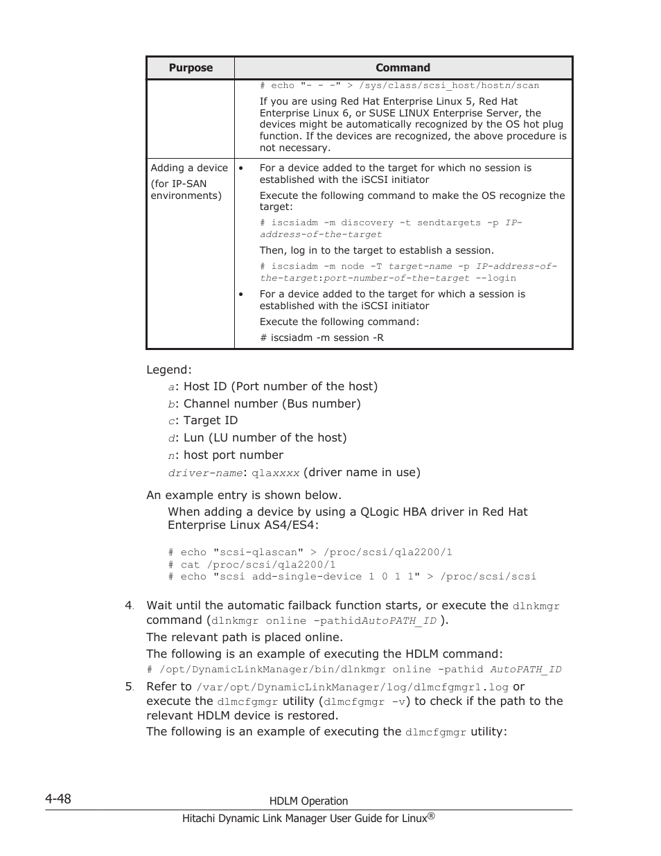 HP Hitachi Dynamic Link Manager Software User Manual | Page 380 / 712