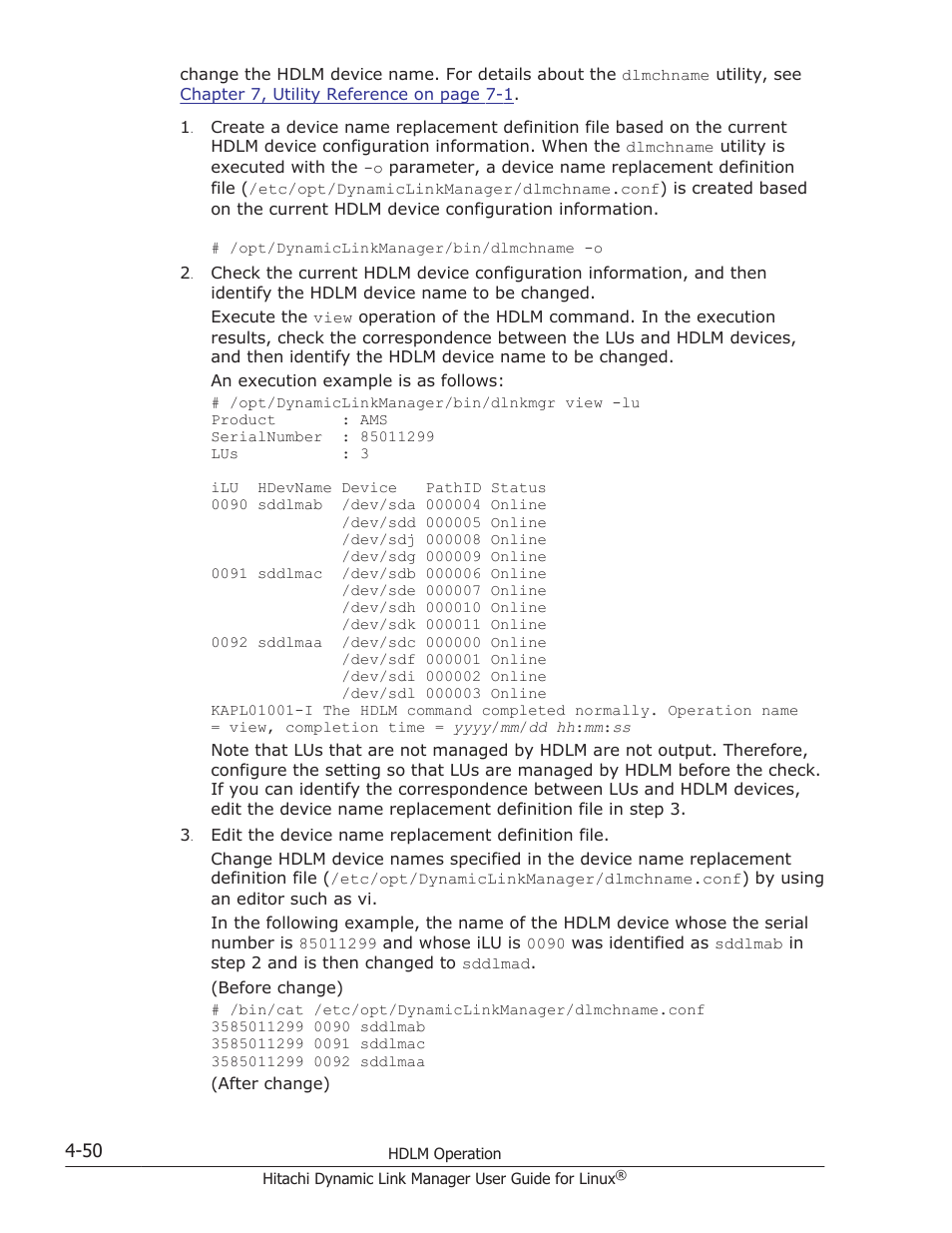 HP Hitachi Dynamic Link Manager Software User Manual | Page 382 / 712