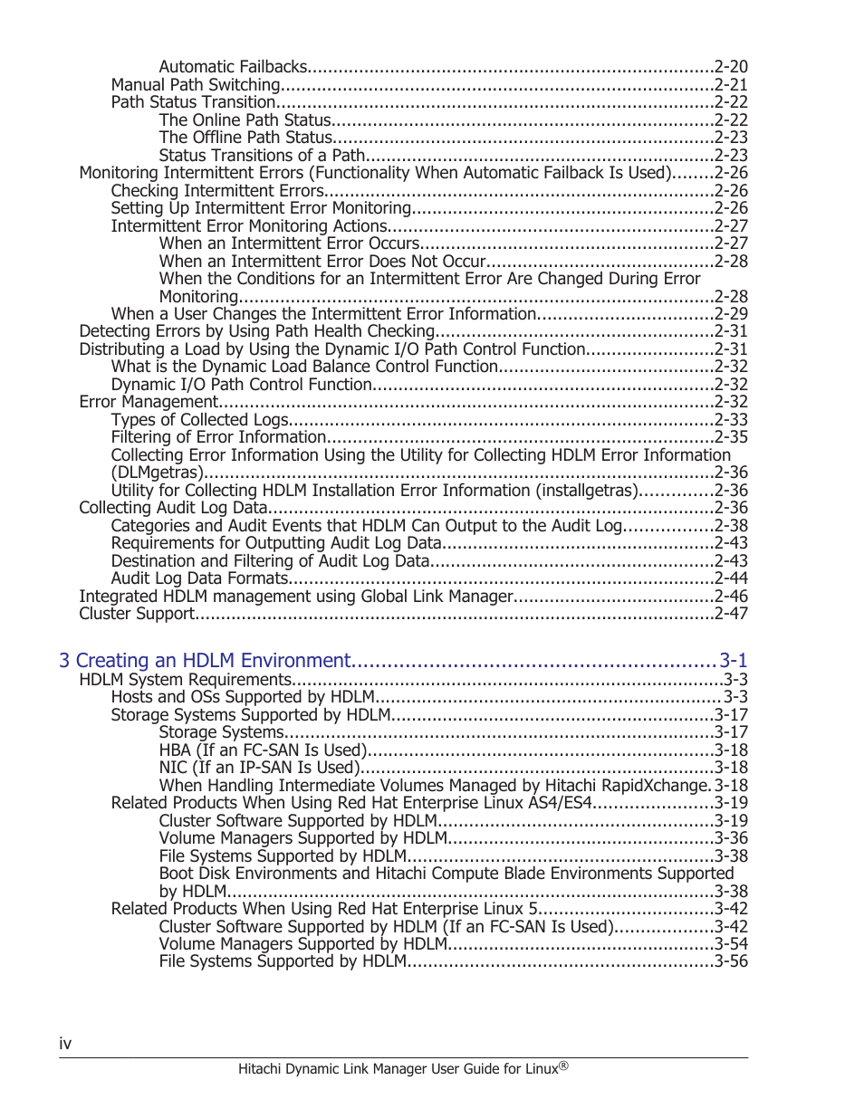 HP Hitachi Dynamic Link Manager Software User Manual | Page 4 / 712