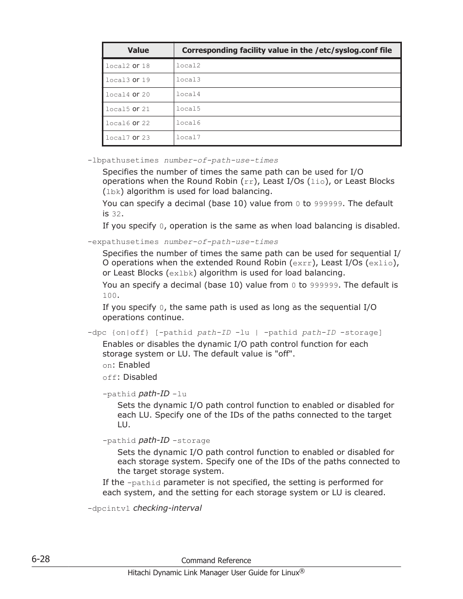 HP Hitachi Dynamic Link Manager Software User Manual | Page 422 / 712