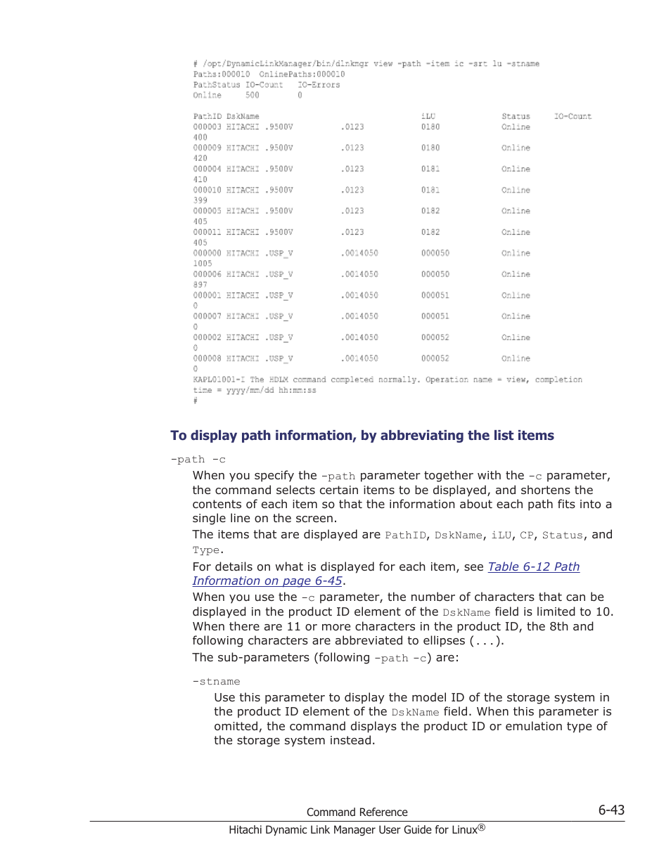 HP Hitachi Dynamic Link Manager Software User Manual | Page 437 / 712