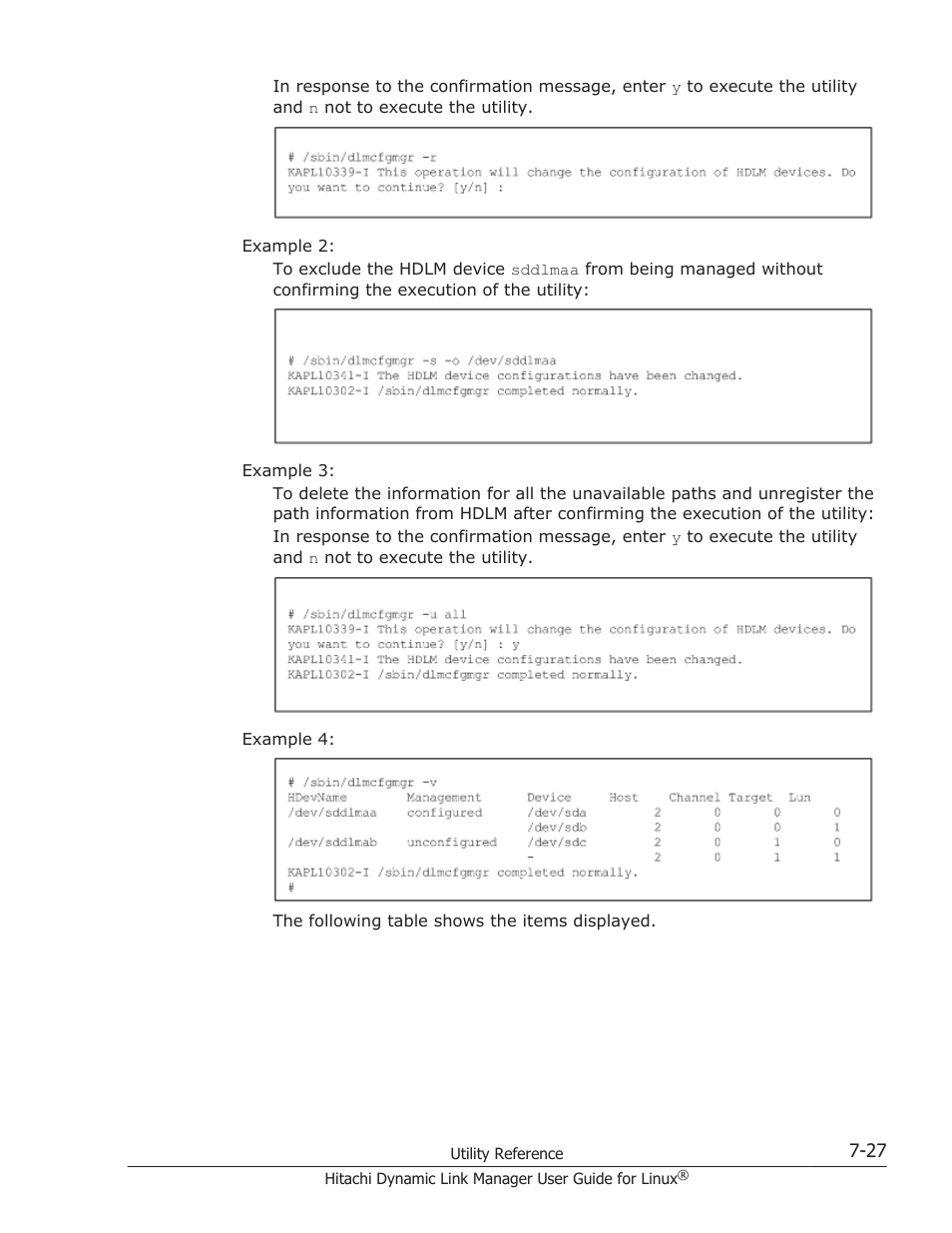 HP Hitachi Dynamic Link Manager Software User Manual | Page 487 / 712