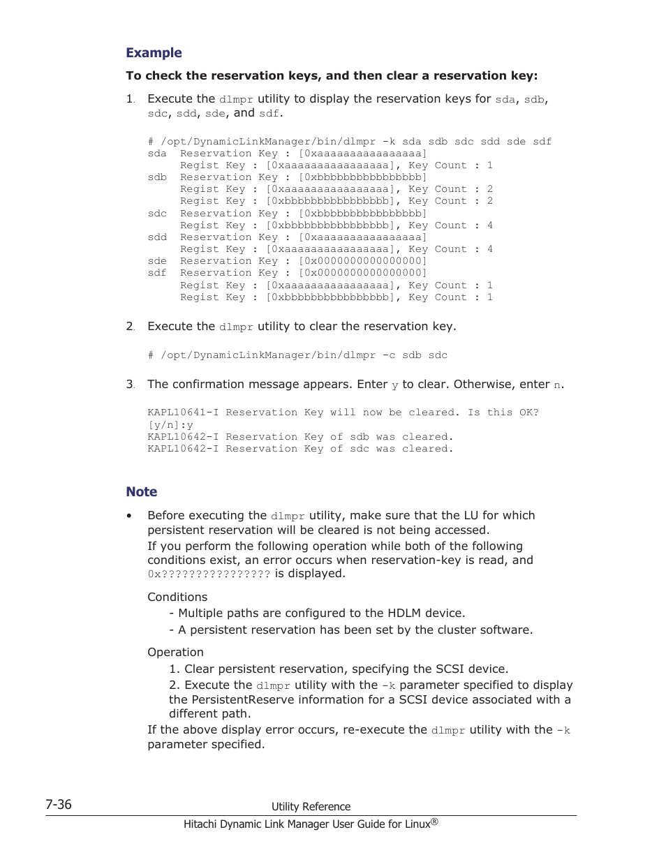 HP Hitachi Dynamic Link Manager Software User Manual | Page 496 / 712