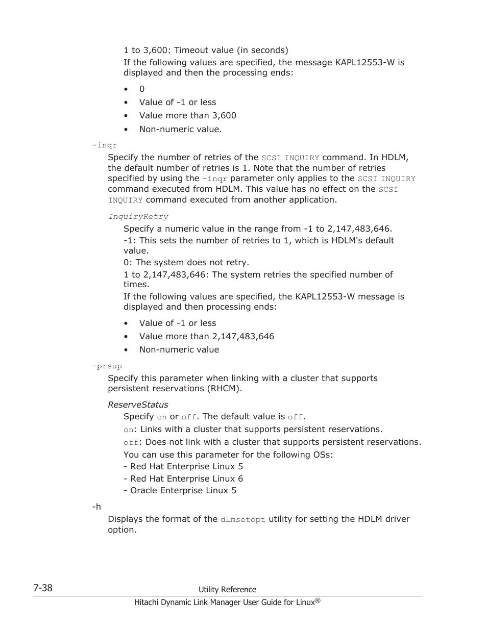 HP Hitachi Dynamic Link Manager Software User Manual | Page 498 / 712