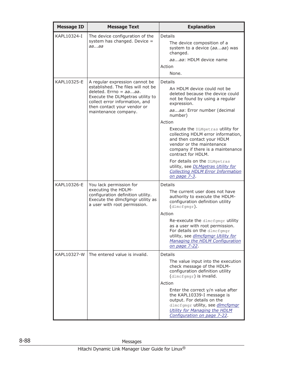 HP Hitachi Dynamic Link Manager Software User Manual | Page 600 / 712