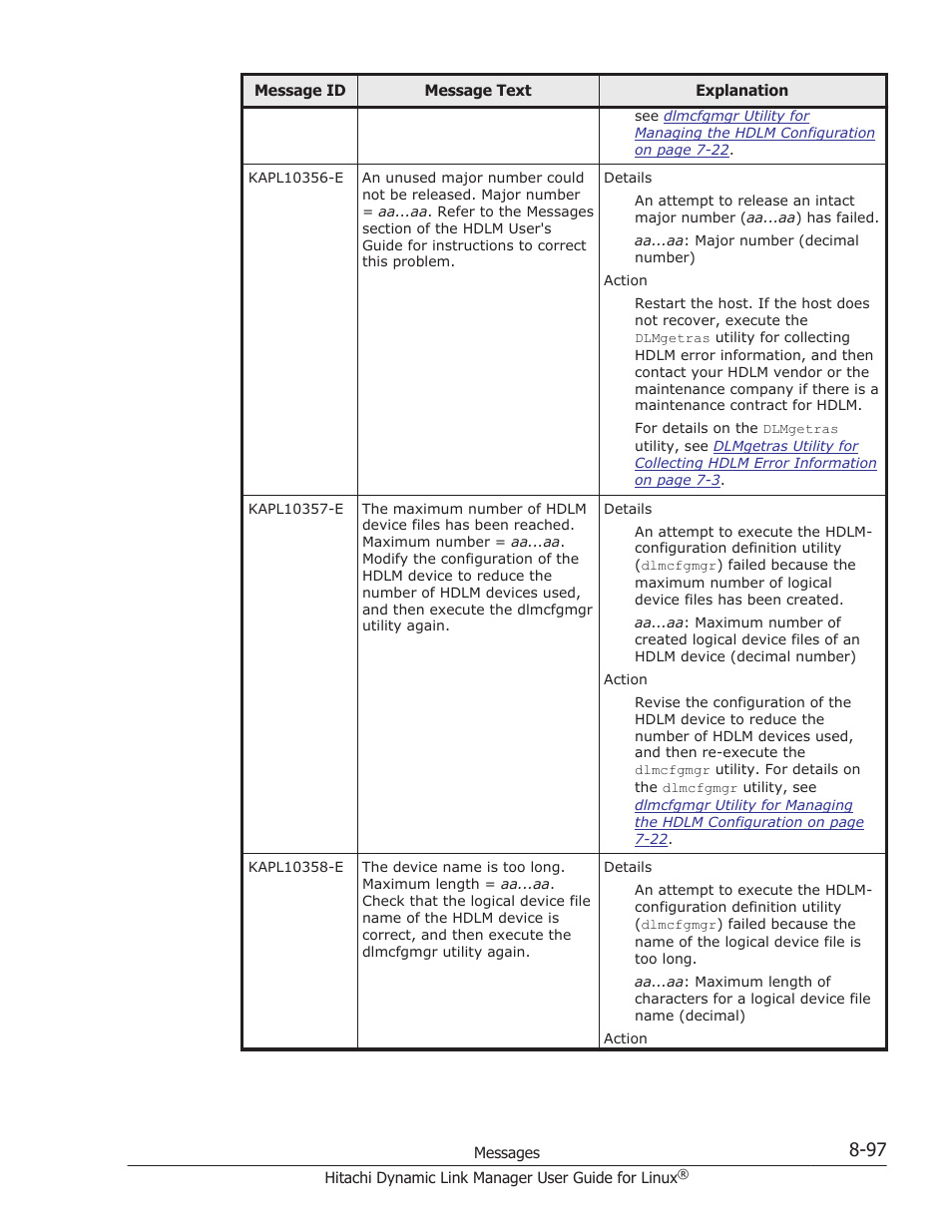 HP Hitachi Dynamic Link Manager Software User Manual | Page 609 / 712