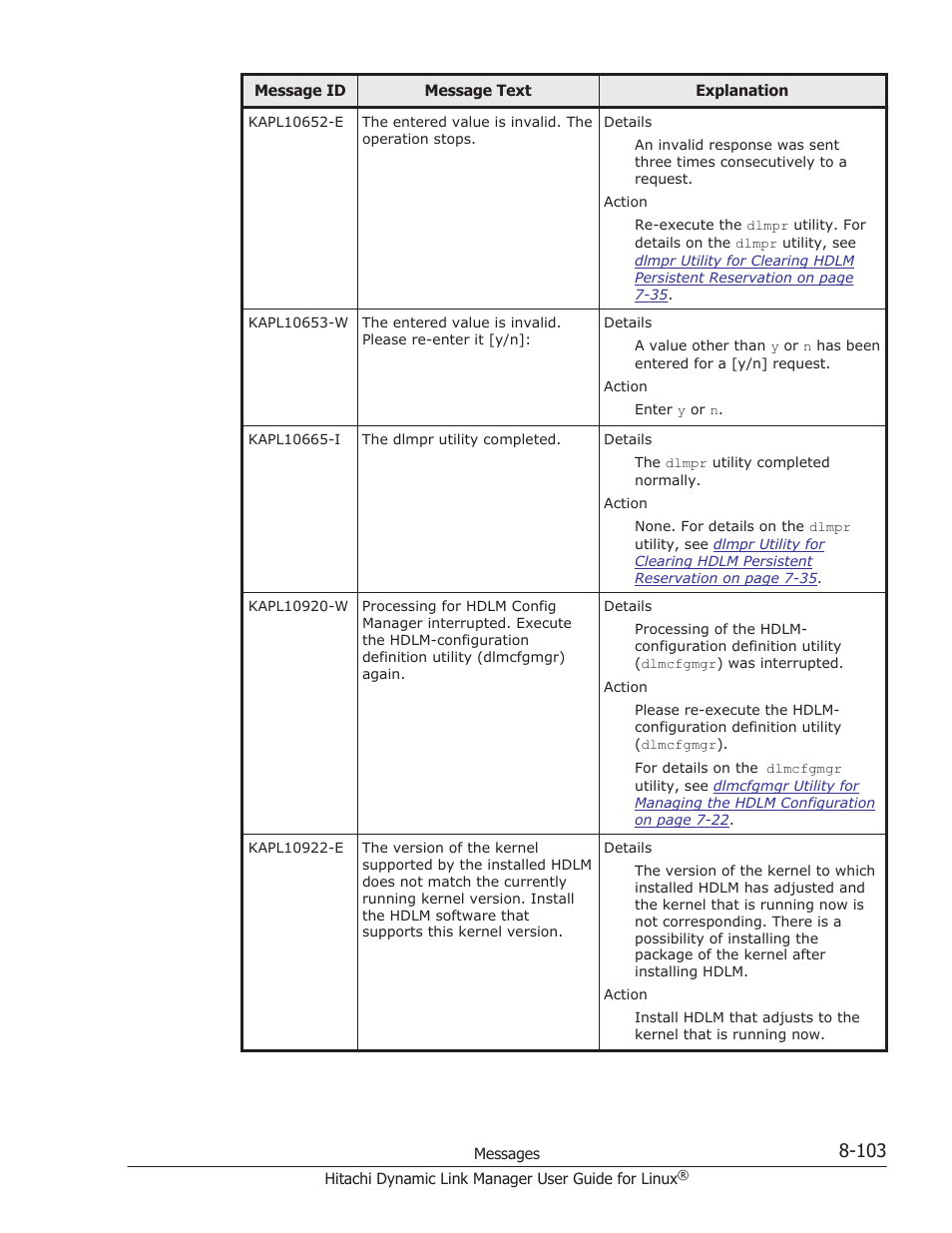 HP Hitachi Dynamic Link Manager Software User Manual | Page 615 / 712