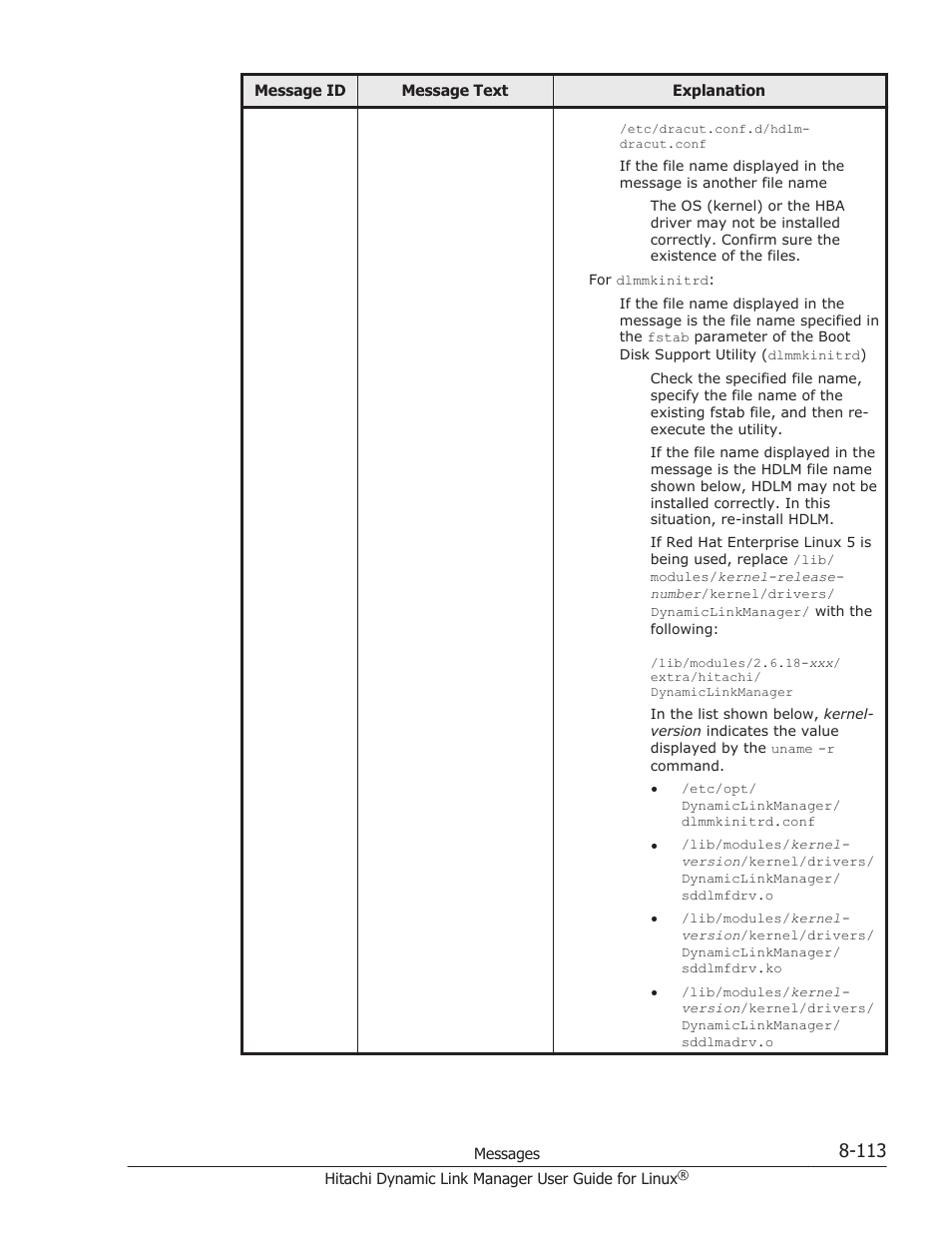 HP Hitachi Dynamic Link Manager Software User Manual | Page 625 / 712