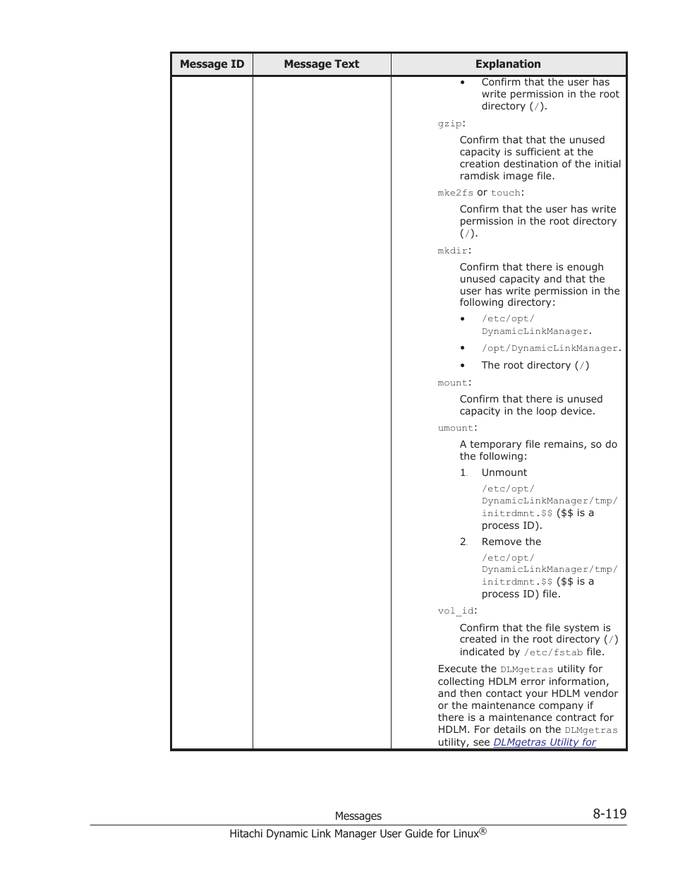 HP Hitachi Dynamic Link Manager Software User Manual | Page 631 / 712