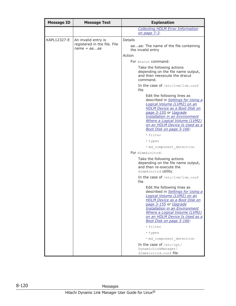 HP Hitachi Dynamic Link Manager Software User Manual | Page 632 / 712