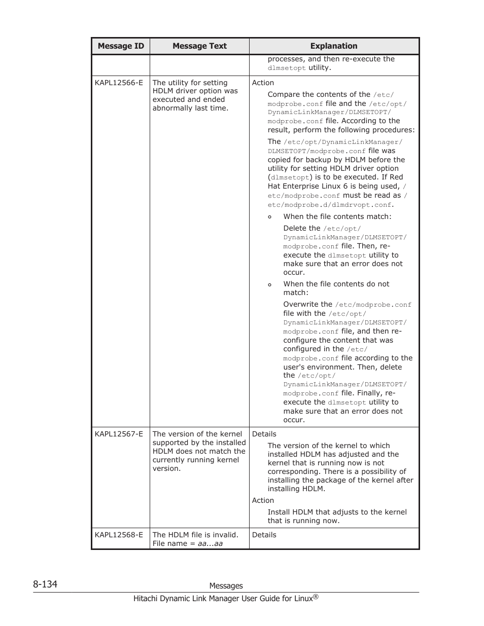 HP Hitachi Dynamic Link Manager Software User Manual | Page 646 / 712