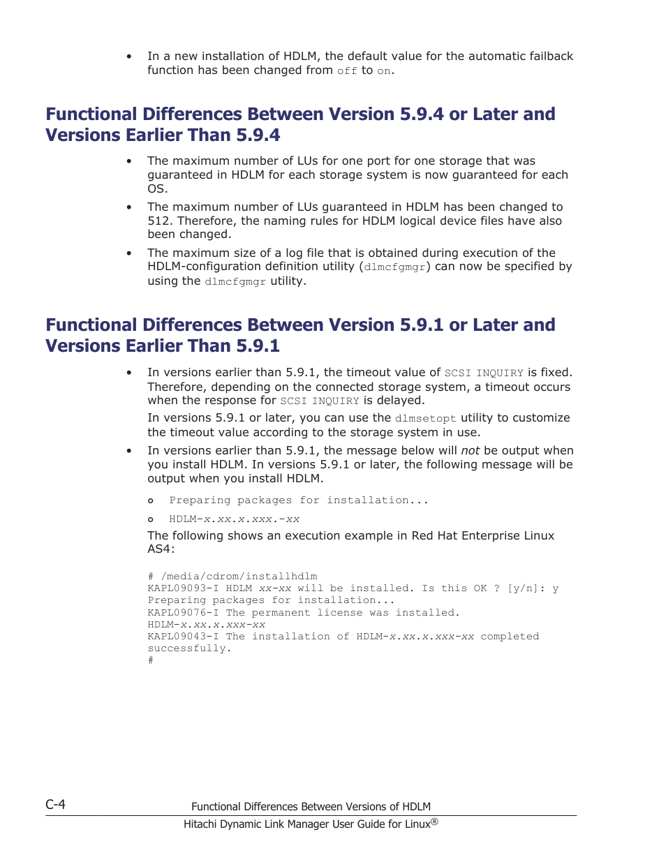 HP Hitachi Dynamic Link Manager Software User Manual | Page 684 / 712