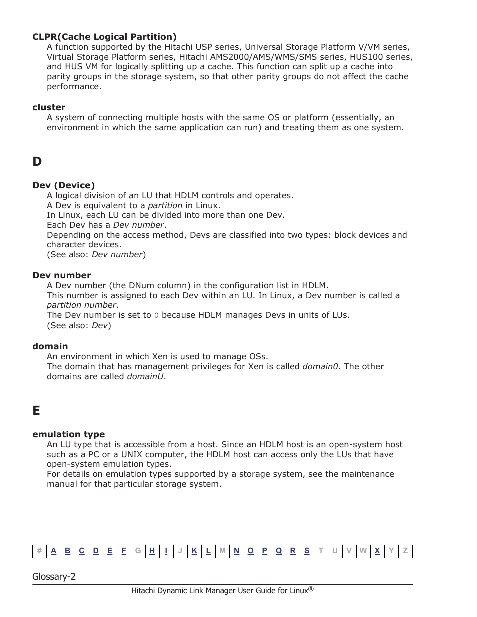 HP Hitachi Dynamic Link Manager Software User Manual | Page 696 / 712