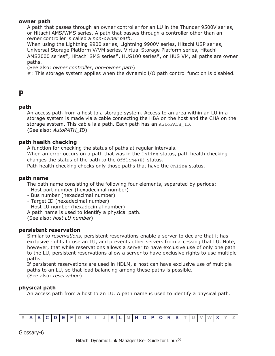 HP Hitachi Dynamic Link Manager Software User Manual | Page 700 / 712