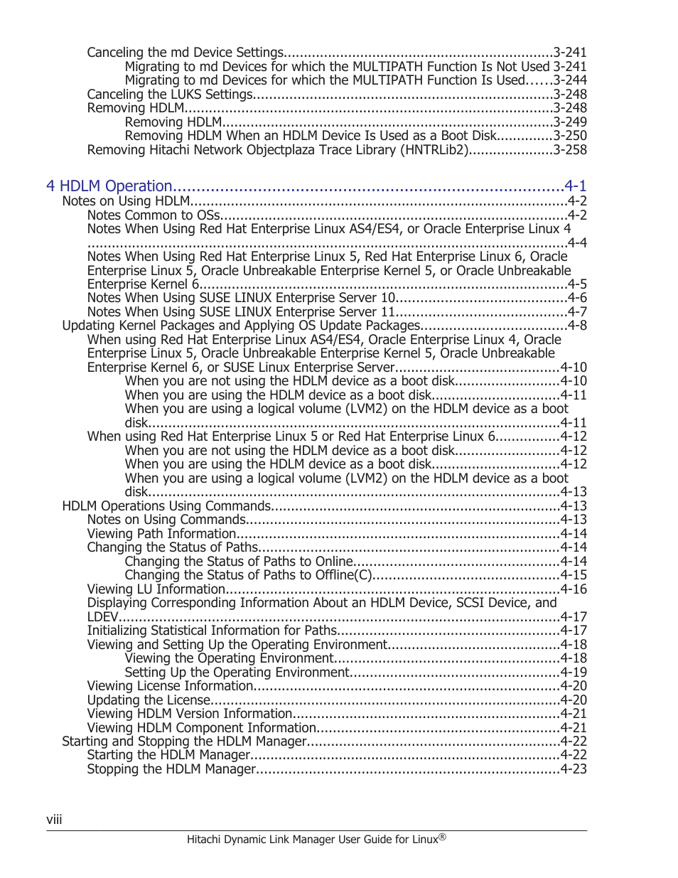 HP Hitachi Dynamic Link Manager Software User Manual | Page 8 / 712