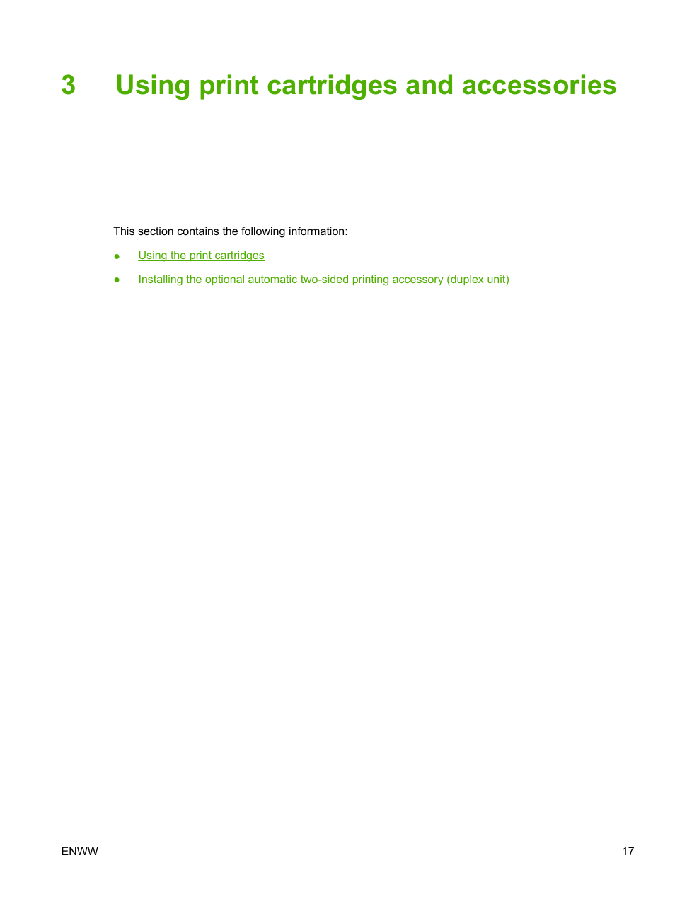 Using print cartridges and accessories, 3 using print cartridges and accessories, 3using print cartridges and accessories | HP Photosmart Pro B8353 Printer User Manual | Page 27 / 154