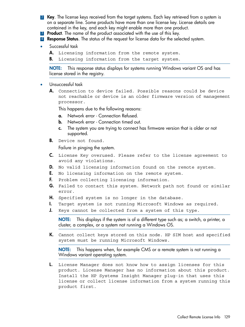 HP Systems Insight Manager User Manual | Page 129 / 254