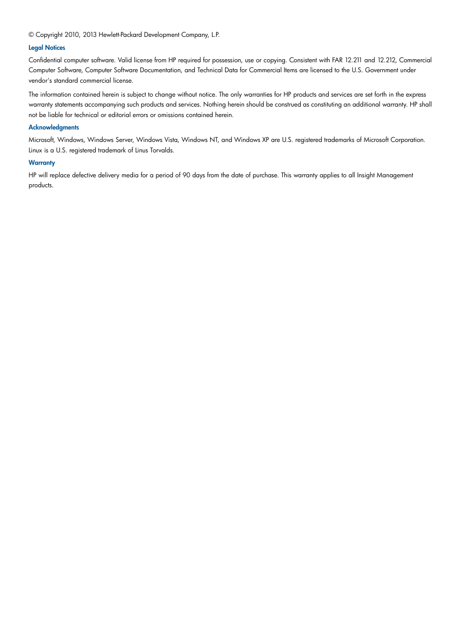 HP Systems Insight Manager User Manual | Page 2 / 254