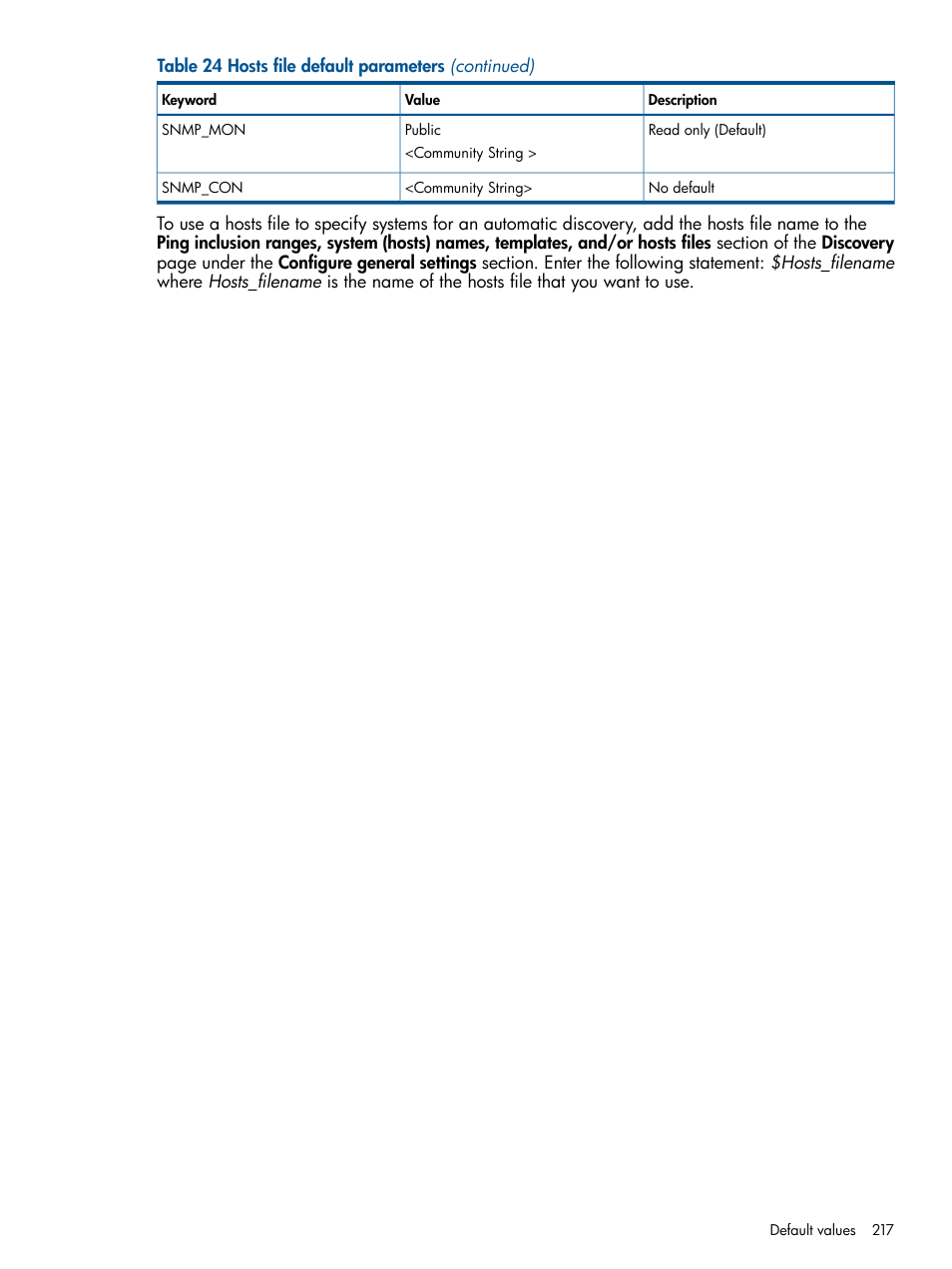 HP Systems Insight Manager User Manual | Page 217 / 254