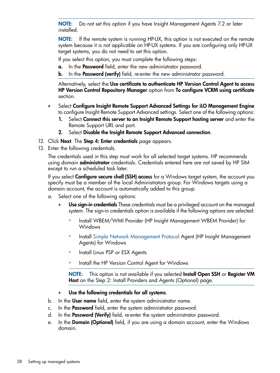 HP Systems Insight Manager User Manual | Page 28 / 254