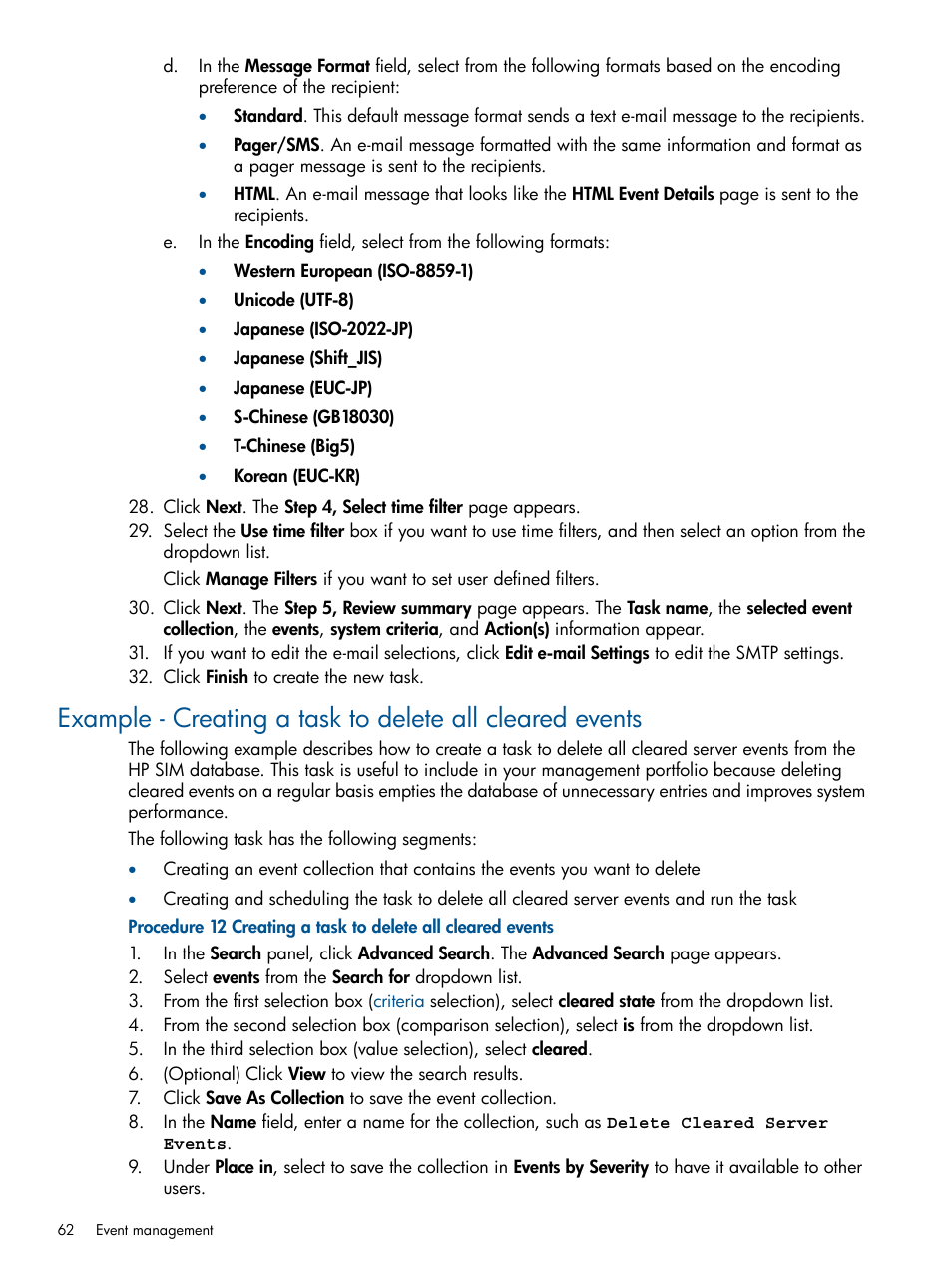 HP Systems Insight Manager User Manual | Page 62 / 254