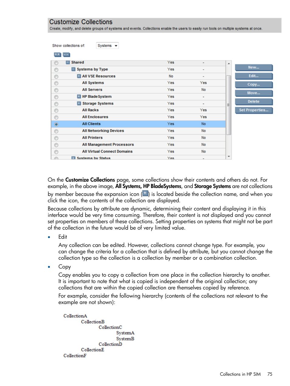 HP Systems Insight Manager User Manual | Page 75 / 254