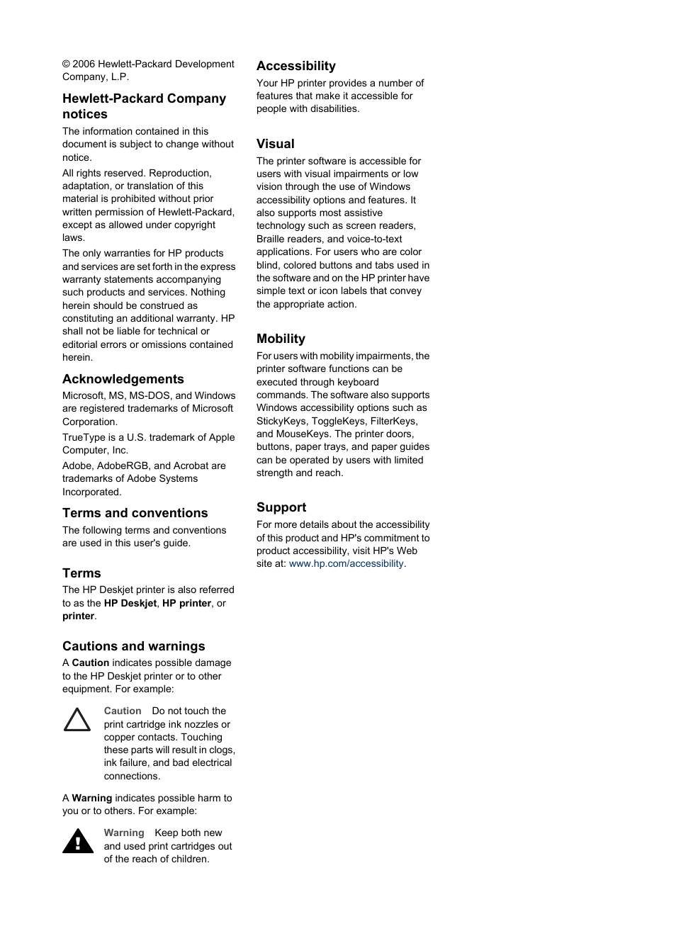 HP Deskjet D4160 Printer User Manual | Page 2 / 102