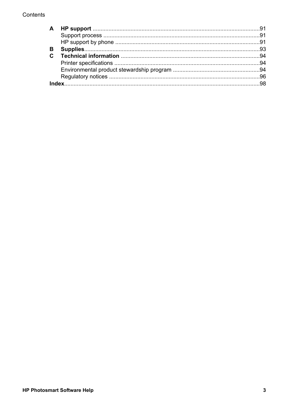 HP Deskjet D4160 Printer User Manual | Page 5 / 102