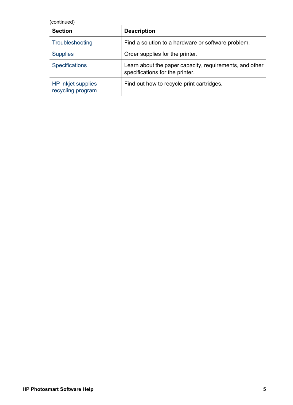 HP Deskjet D4160 Printer User Manual | Page 7 / 102