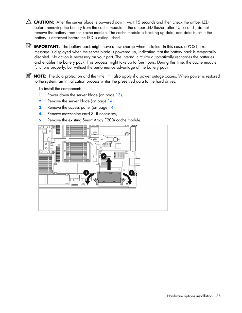 HP ProLiant BL685c Server-Blade User Manual | Page 35 / 93