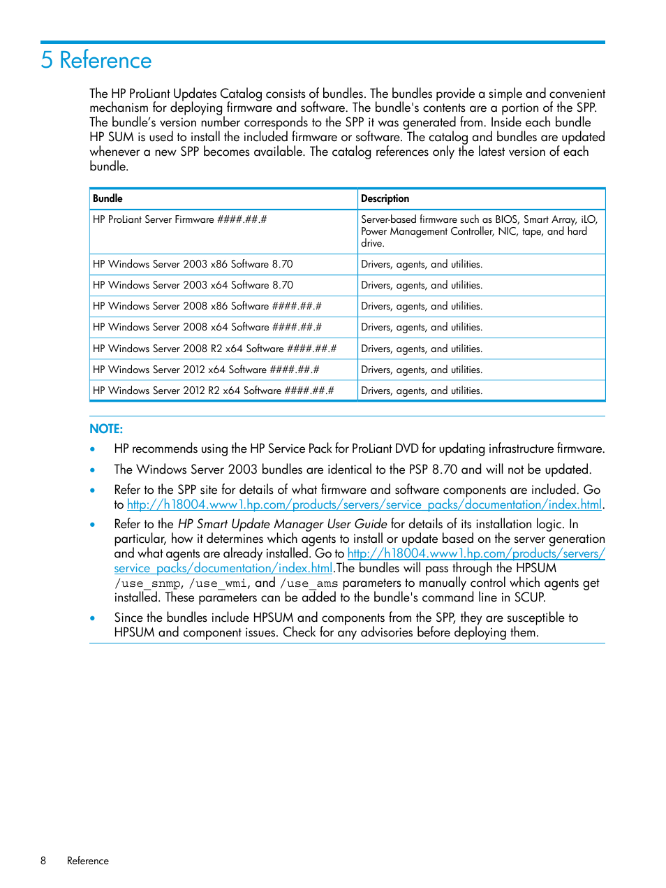 5 reference | HP OneView for Microsoft System Center User Manual | Page 8 / 17