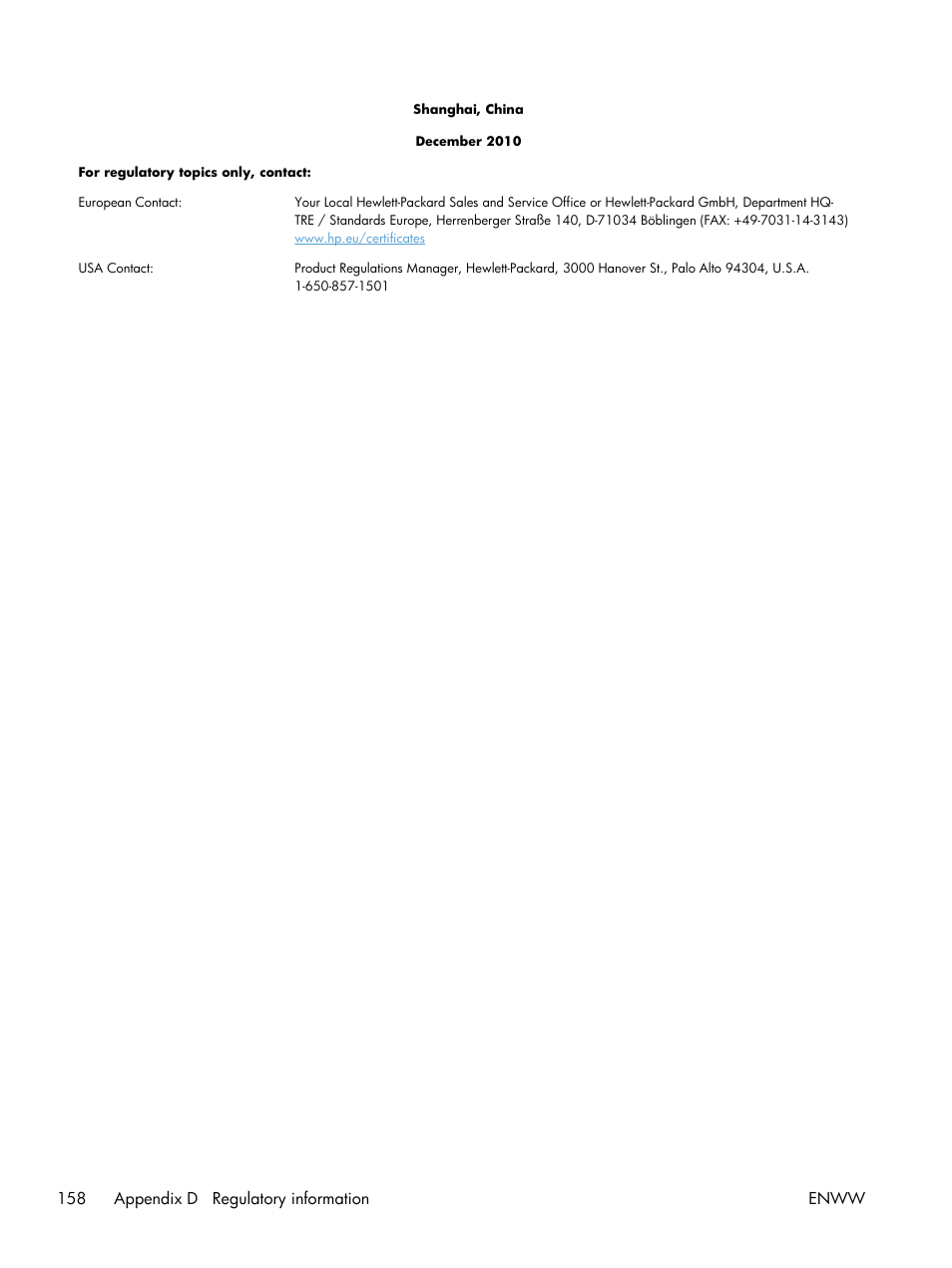 HP LaserJet Pro CP1025nw Color Printer User Manual | Page 170 / 186