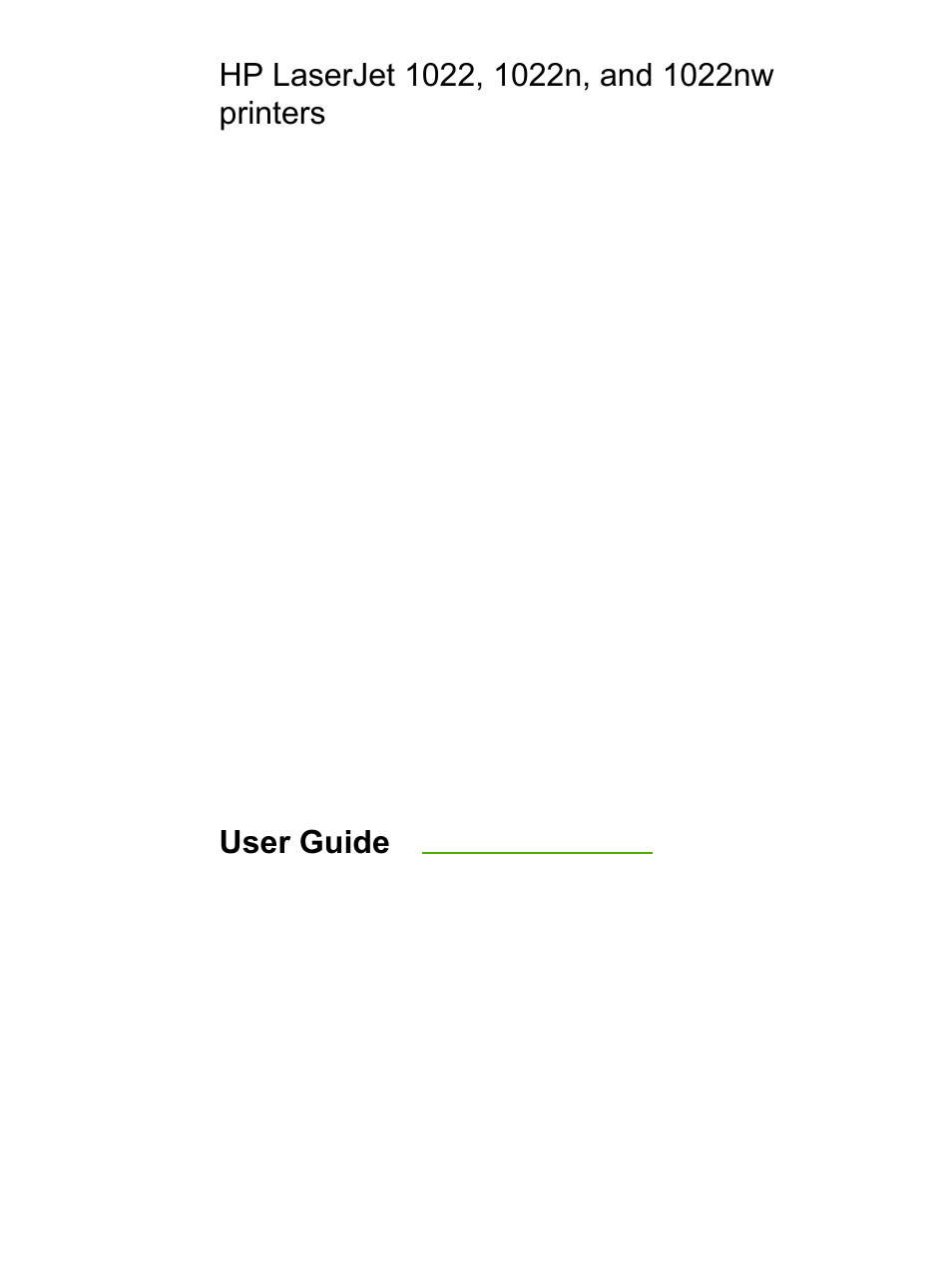 HP LaserJet 1022n Printer User Manual | Page 3 / 126