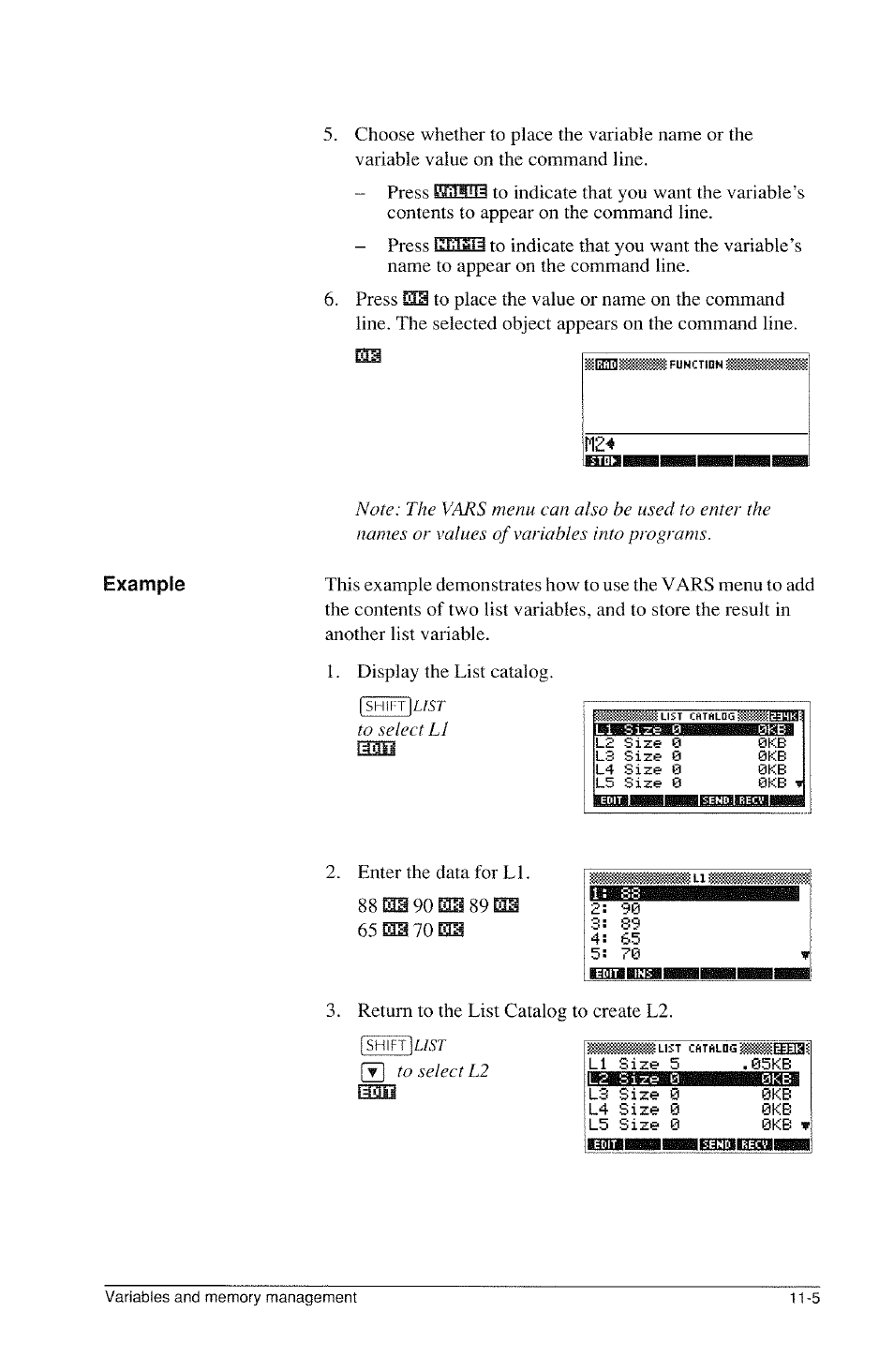 Example | HP 39g Graphing Calculator User Manual | Page 169 / 292