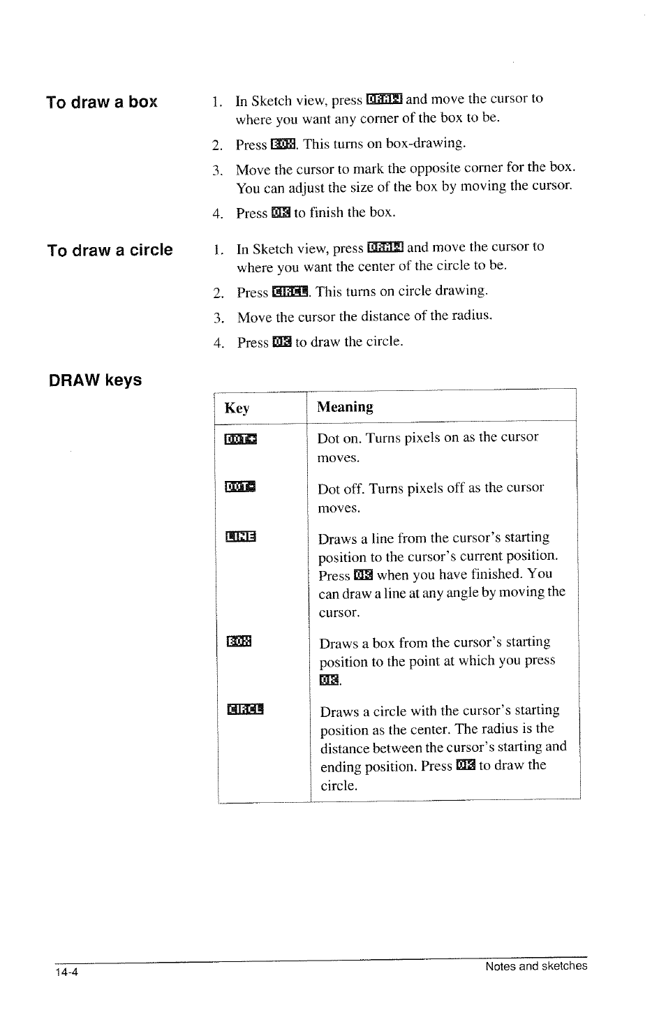 Draw keys | HP 39g Graphing Calculator User Manual | Page 204 / 292