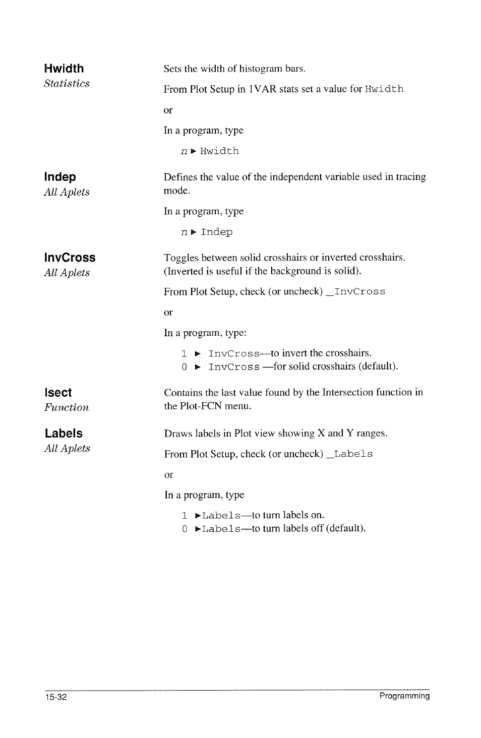 HP 39g Graphing Calculator User Manual | Page 240 / 292