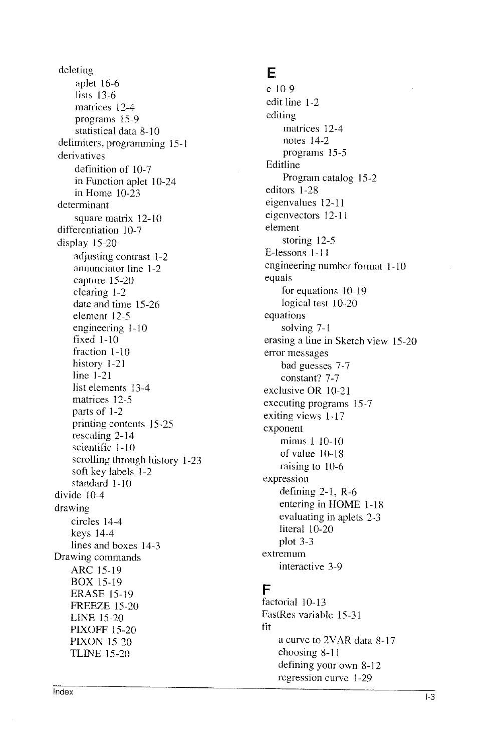 HP 39g Graphing Calculator User Manual | Page 279 / 292