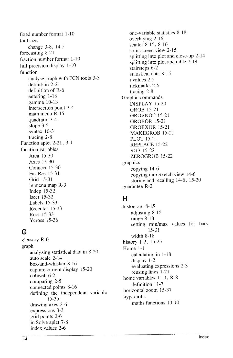 HP 39g Graphing Calculator User Manual | Page 280 / 292