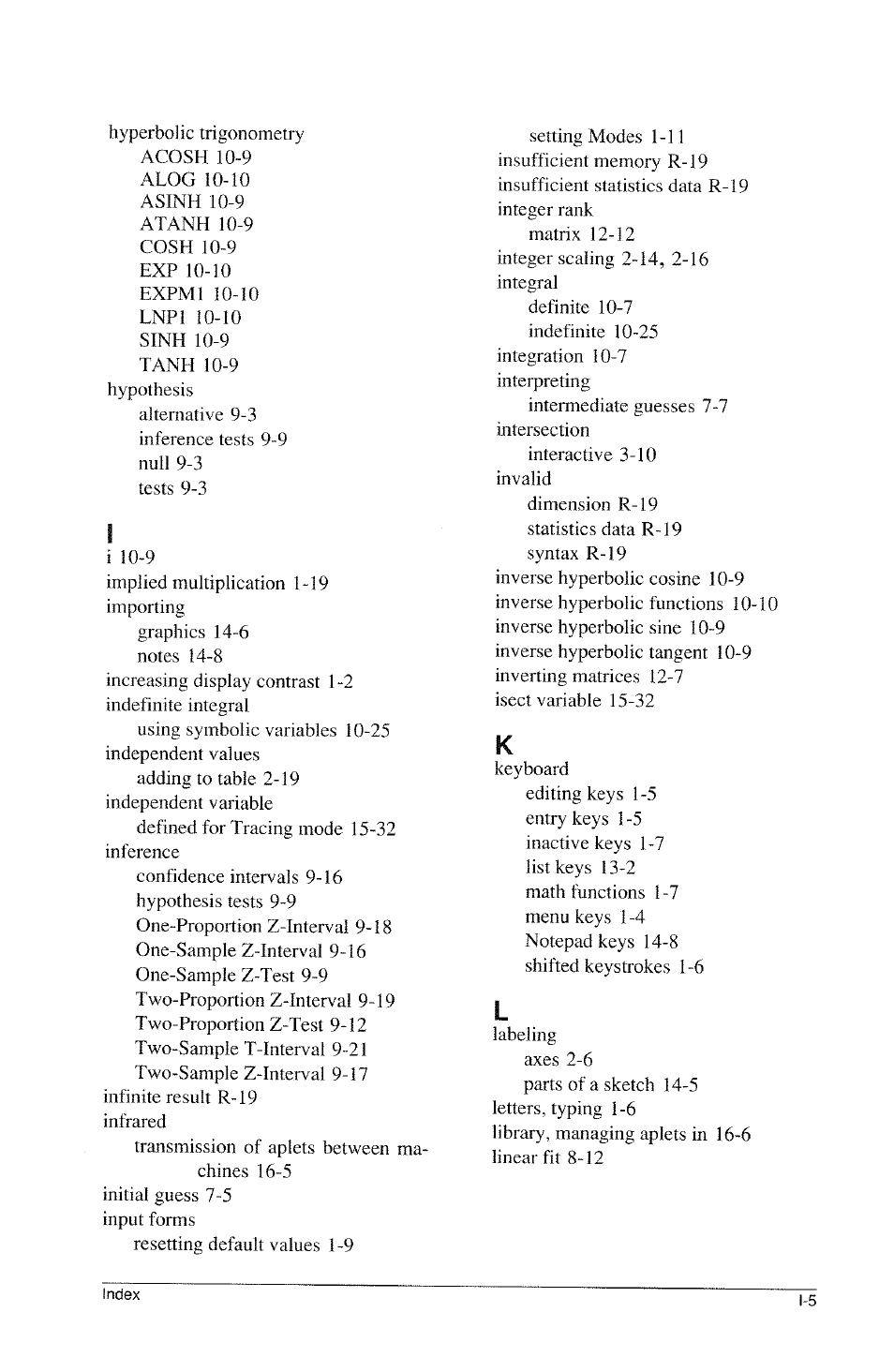 HP 39g Graphing Calculator User Manual | Page 281 / 292