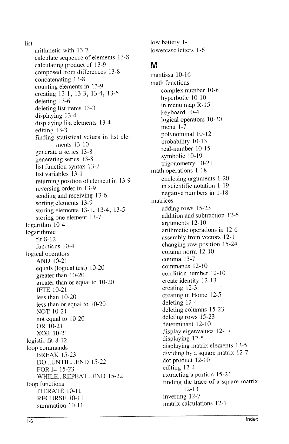 HP 39g Graphing Calculator User Manual | Page 282 / 292