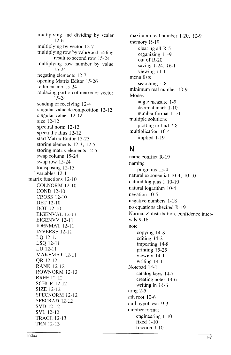 HP 39g Graphing Calculator User Manual | Page 283 / 292